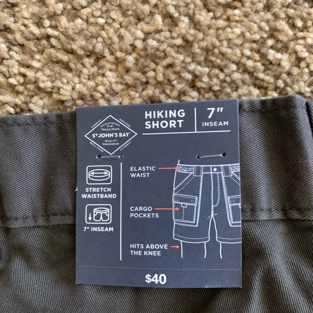 New Men’s cargo shorts